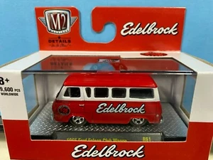 1/64 M2 ELDELBROCK 1965 FORD ECOLINE FALCON CLUB WAGON ROSSO E BIANCO - Foto 1 di 3