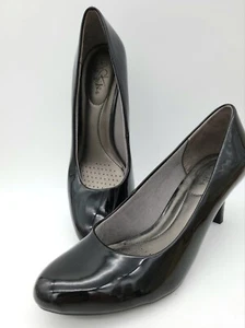 LifeStride Parigi Pump Black Patent Leather Dress Comfort Women Sz 8 Shoes Heels - Picture 1 of 14