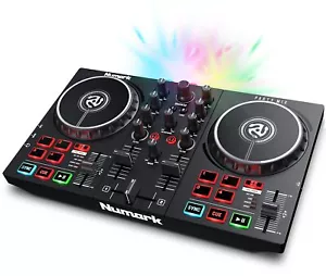 Numark DJ Controller Mixing 2 Decks MP3 CD Music Sound Mixer With Serato DJ Lite - Picture 1 of 7