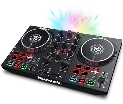 Numark DJ Controller Mixing 2 Decks MP3 CD Music Sound Mixer With Serato DJ Lite - Image 1 of 4