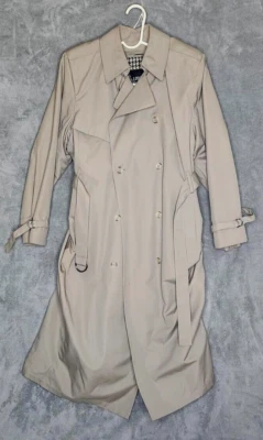 Abrigo impermeable talla 10 regular de colección años 80 London Fog Trench caqui con cinturón Foto 1 de 4