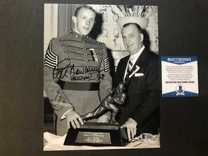 Pete Dawkins Rare signed autographed 58 Heisman Army 8x10 photo Beckett BAS coa - Picture 1 of 1
