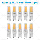 10pcs G9 10w Led Cob Dimmable Capsule Bulb Replace Halogen Light Lamps Cool/warm