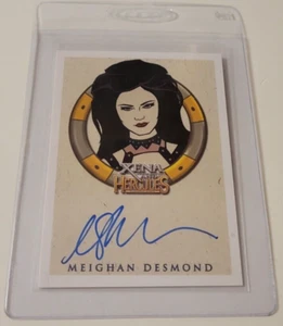 MEIGHAN DESMOND 2005 HERCULES & XENA Animated Discord AUTOGRAPH CHASE CARD Auto - Picture 1 of 5