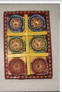 Clay Diya Diwali Lamps Hand Made For Puja Home Diwali Decoration 18 Pcs C-12 - Picture 1 of 2