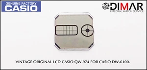 Replacement Vintage Original LCD Casio QW-974 Nos. For Casio DW-6100 - Picture 1 of 1
