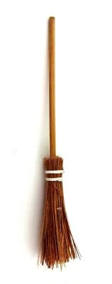 Bambole Casa Mano Fatto Scopa Spazzola Cucina Giardino Halloween Accessorio - Immagine 1 di 4