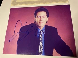 Fotografía autógrafo de SEINFELD P1 Jerry Seinfeld TV Show certificado de autenticidad firmado P1 - Imagen 1 de 2
