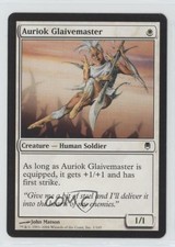2004 Magic: The Gathering - Darksteel Auriok Glaivemaster #1 fm0