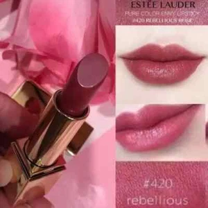 Estee Lauder 420 Rebellious Rose Pure Color Creme Lipstick 0.12 oz/ 3.5G NIB - Picture 1 of 3