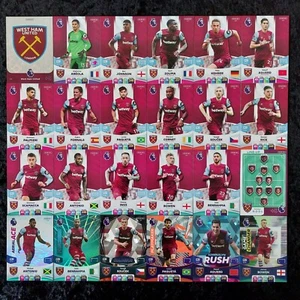 WEST HAM UNITED - Panini Adrenalyn XL 2024 Premier League Full Team Set 24 Cards - Bild 1 von 6