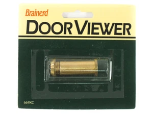 Brainerd 669XC 160° Wide Door Viewer / Peep Hole - Solid Brass - New Retail - Picture 1 of 2