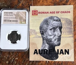 ROMAN EMPIRE AURELIAN, AD 270-275 BI DOUBLE-DENARIUS ROMAN AGE OF CHAOS - Picture 1 of 7