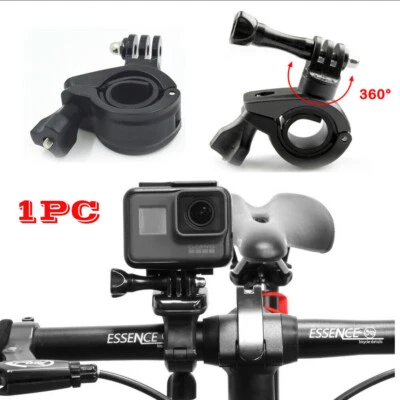 MARKENLOS 360° Lenkerhalterung für GoPro,Fahrrad Motorrad Kamera Halterung Halter Klemme
