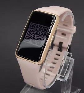 Huawei Band 6 Gold & Pink Watch With USB - Picture 1 of 5