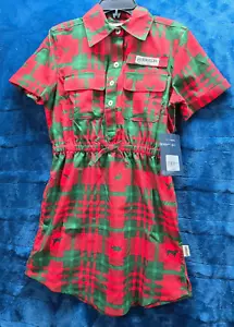 NWT Adorable Magellan Outdoors Girls Holiday / Christmas Fishing Dress XS 6-6X - Picture 1 of 6