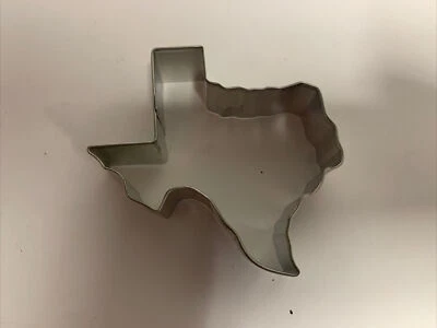 CybrTrayd R&M Texas State Tinplated Steel Cookie Cutter, 3.5" Silver,Bulk of 12 Foto 1 de 3