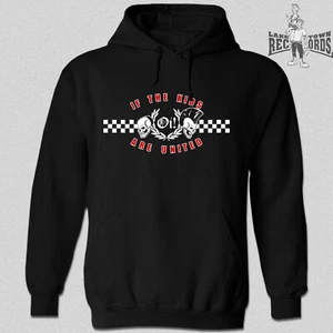 Felpa con cappuccio IF THE KIDS ARE UNITED / Kapu S-3XL NUOVA Skinhead Oi Punk Oi! Punk rock - Foto 1 di 2