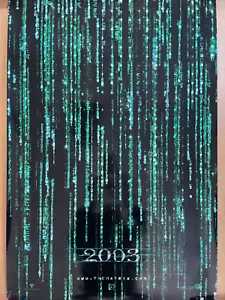 The Matrix Reloaded (2003) SEHR SELTEN 27x40" Original Holofoil Poster Wachowskis! - Bild 1 von 6
