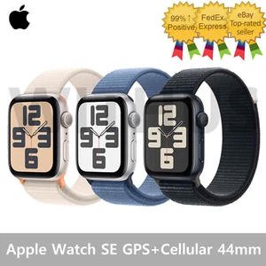 Apple Watch Series SE (2. generacji) GPS + komórka 44mm aluminiowa obudowa pętla sportowa - Zdjęcie 1 z 8