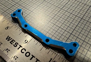 HPI RS4 Front Body Mount Brace Alloy Blue Nitro EP RS4 2 Racer RTR GPM Pro - Picture 1 of 11