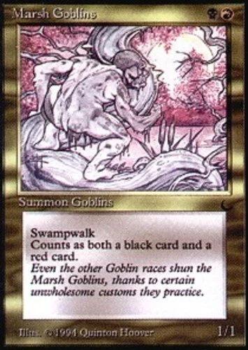 Marsh Goblins ~ Near Mint The Dark MTG Magic UltimateMTG Multi-Color Card - Image 1 of 1