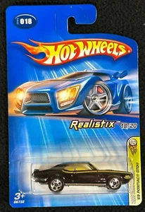 Hot Wheels 2005 First Editions Realistix '69 Pontiac GTO #18/20 Black - Picture 1 of 3
