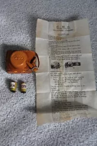 50er Jahre Mini C.M.C Spionagekamera & Koffer & 2 Rollen Film mit Box & Anleitung - Bild 1 von 9