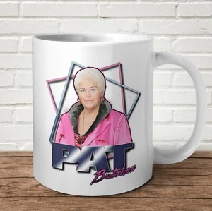 Pat Butcher Homage Mug Soap Tv Present Gift Birthday Drama London Christmas Fun - Picture 1 of 3