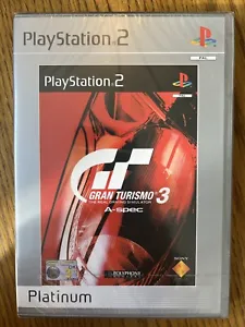 Gran Turismo 3 III A -Spec Sony PlayStation 2 PS2 PAL Brand New Sealed Platinum - Picture 1 of 6
