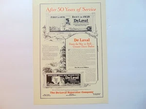 1928 DeLaval COW MILKERS Cream Seperators vintage art print ad - Picture 1 of 1