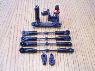 HPI Savage X 4.6 GT-6 Steering Set Bellcrank Front Rear Turnbuckles 5.9 Octane - Image 1 of 3