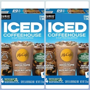 Keurig Iced Coffee, Single-Serve K-Cup Pods Variety, 48 Count McCafe, Donut Shop - Picture 1 of 8