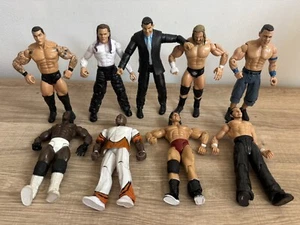 WWE Jakks Pacific X9 Wrestling Action Figures: Vince McMahon,Triple H,Cena VGC - Picture 1 of 12