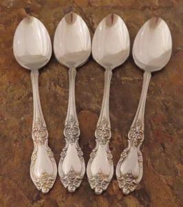 Oneida Louisiana Set 4 Cucchiaini Cucchiai Comunità Posate Inox Lotto J - Foto 1 di 4