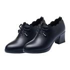 Elegant Women Chunky Low Heel Shoes Casual Shoes Comfortable Pumps Shoes