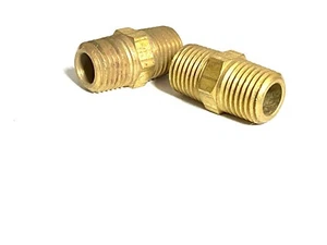 Lot Of 2 Brass Union Fitting Aircraft USA - Picture 1 of 1