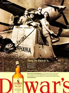 DEWAR'S WHISKY AD #19 RARE 2000 "THEY'RE WIRED A LITTLE DIFFERENTLY" - Picture 1 of 2