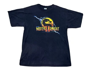 Vintage 1993 Mortal Kombat 2 Video Game Shirt Single Stitch Made In USA Size XL - Picture 1 of 9