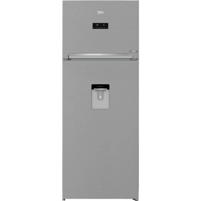 Beko RDNE455E30DZXBN 309/93L Frigorifero Combinato - Metal Look