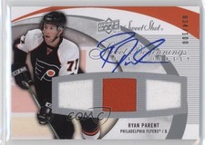 2007-08 Upper Deck Sweet Shot Beginnings Jersey /100 Ryan Parent Rookie Auto RC