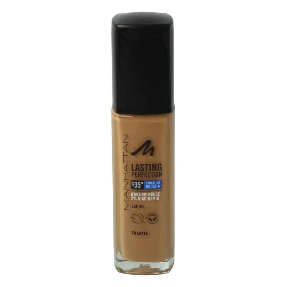 Manhattan Foundation Lasting Perfection 35h 70 Latte 30 ml - Bild 1 von 1