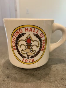 VIntage BSA Boy Scouts of America Mug Cup Scouting Hall of Fame 1978 - Picture 1 of 3