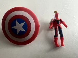 Marvel ZURU Mini CAPITÁN MARVEL y ESCUDO para Capitán América - Suelto - Disney - Imagen 1 de 8