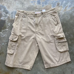 Timberland Shorts Men's Size 38 Cotton Cargo Pocket Tan Baggy Loose vintage y2k - Picture 1 of 9