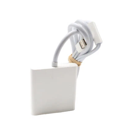 Apple A1306 White Mini Display Port to Dual-link DVI Adapter Cable Dongle - Image 1 of 4