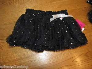 Girls Hello Kitty HK Hologram Dot Tutu HK56557 Black skirt 4 NWT^^ - Picture 1 of 1