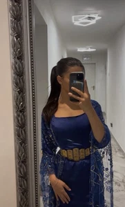 Kurdisches Kleid, Blau - Bild 1 von 3