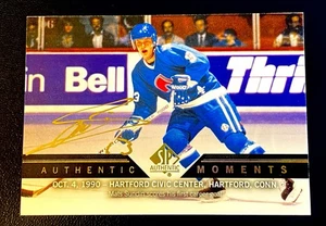 2013-14 SP Authentic Hockey #186 Mats Sundin Auto Authentic Moments AM - Picture 1 of 2
