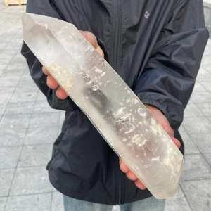 5.09LB Natural clear white crystal raw stone unpolished and unpolished - Picture 1 of 14